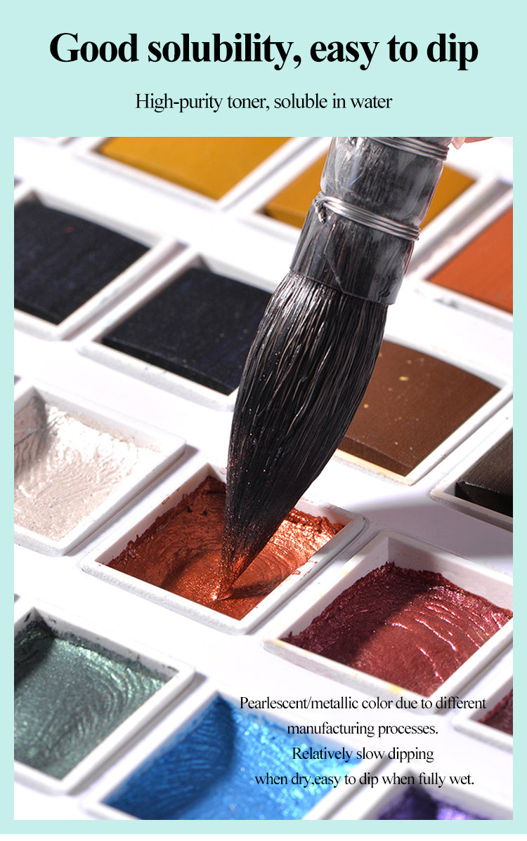 New watercolor paint set