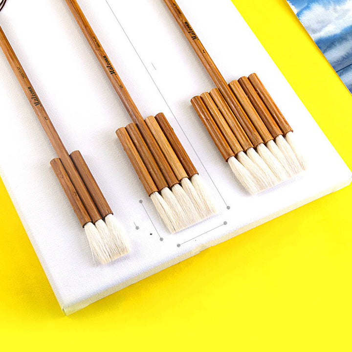 Watercolor wool board brush with pen