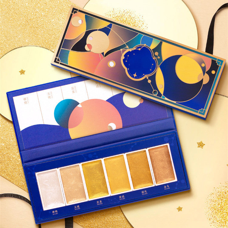 Feile Bird Solid Watercolor 6-color Paint Set