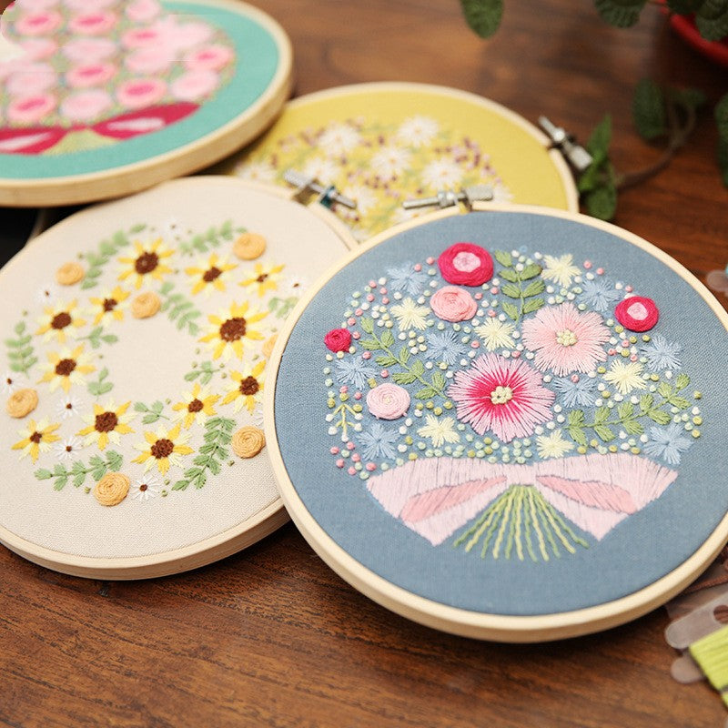 Hand Embroidery Diy Material Package