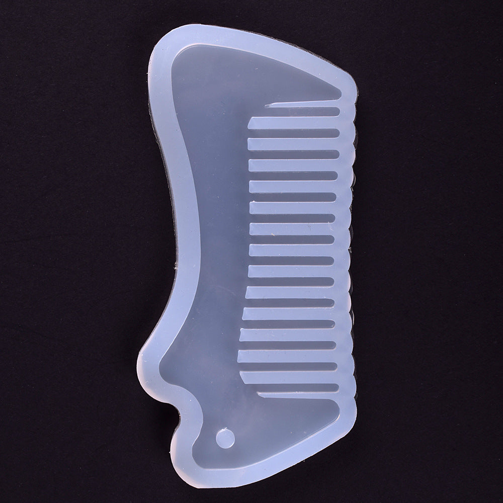 Resin glue handmade silicone mold cartoon comb mold