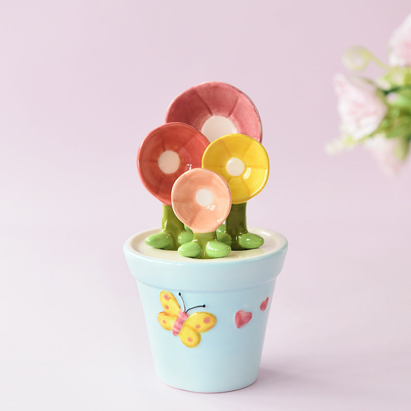 Cute Butterfly Flower Spoon Baking Scale