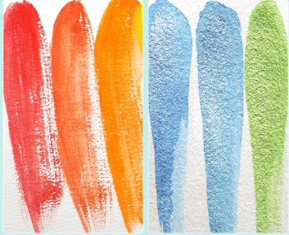 Watercolor Paint Tin Box Nail Art Pearlescent Color