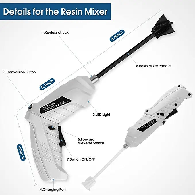 Hand-held Epoxy Resin Stirrer