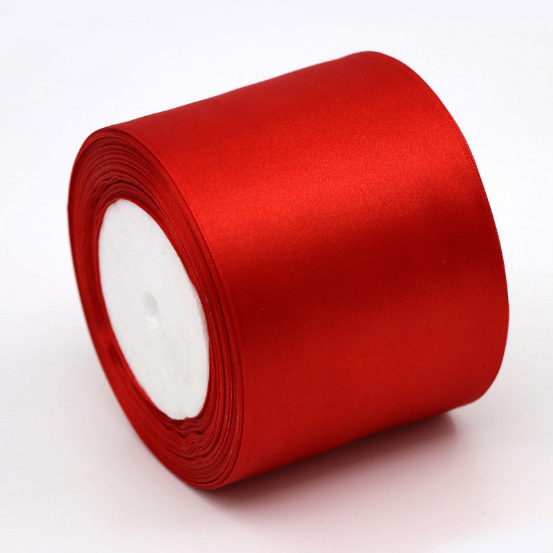 8CM Wide Ribbon Silk Colored Ribbons