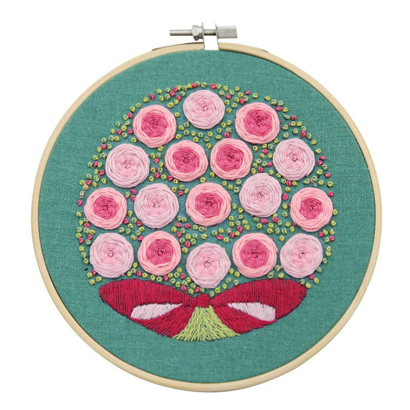 Hand Embroidery Diy Material Package