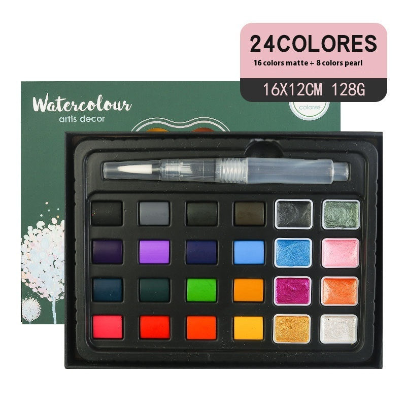 Children's Art Painting Watercolor Painting Boxed Paint