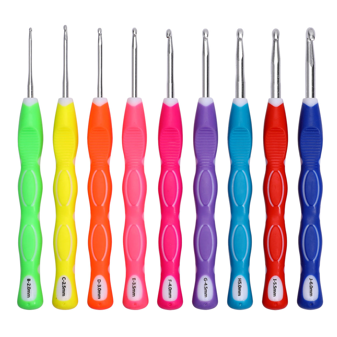 Aluminum Crochet Hook Rainbow Crochet Set