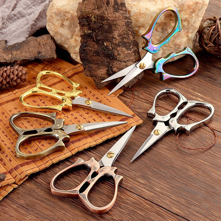 Cross Small Scissors Retro Embroidery Scissors
