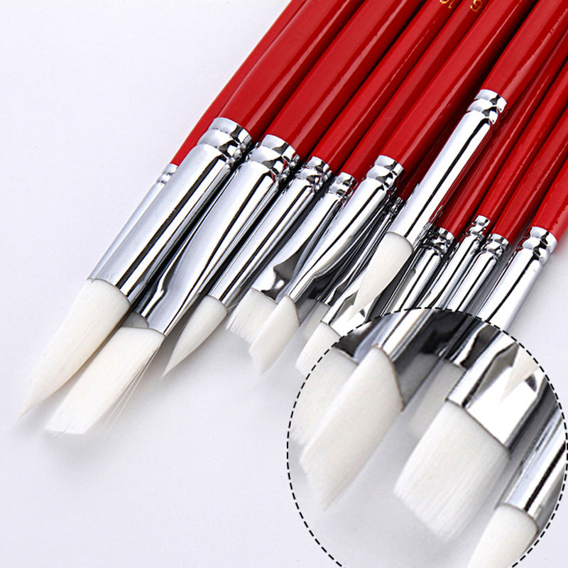 Multi-function Log Rod Oil Paint Brush