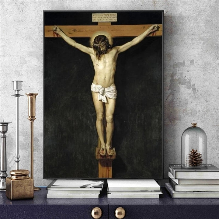 Crucifixion On Canvas Oil Painting