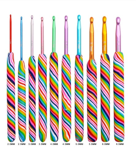 Handmade Colorful Crochet Hooks 12