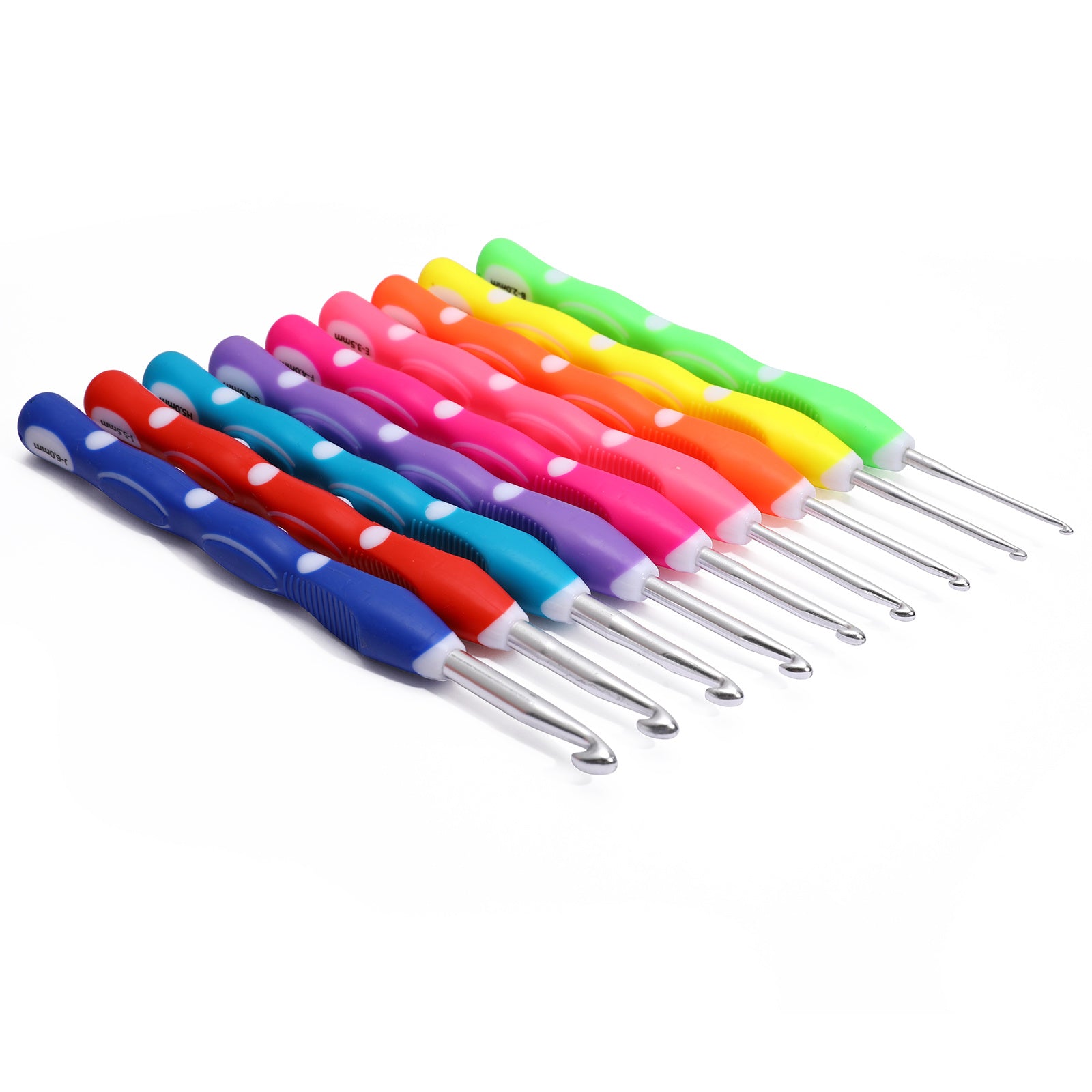 Aluminum Crochet Hook Rainbow Crochet Set