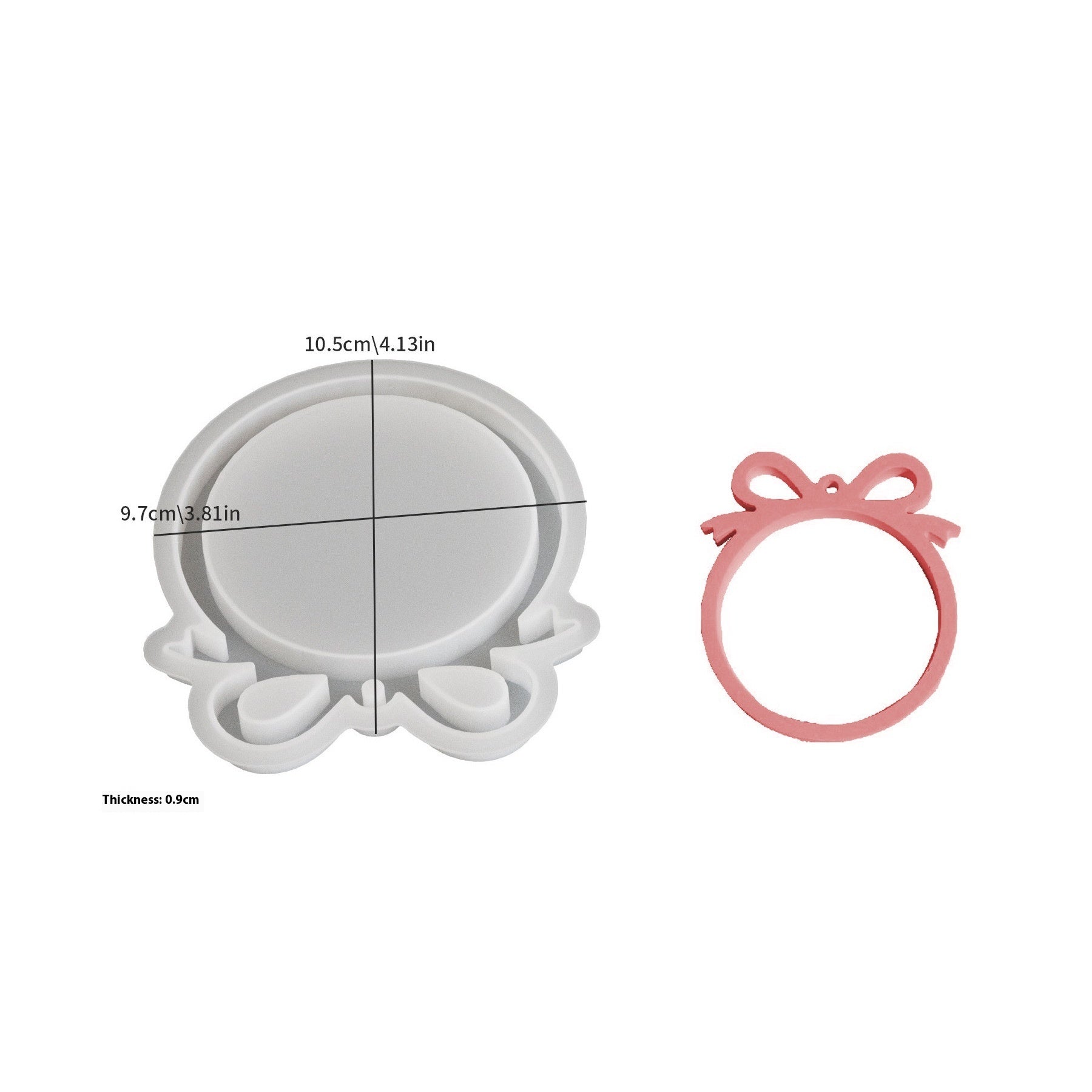 Christmas Pendant Ornaments Pendant Resin Silicone Mold