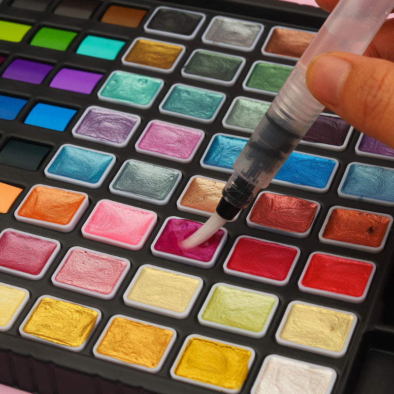 Children's Art Painting Watercolor Painting Boxed Paint