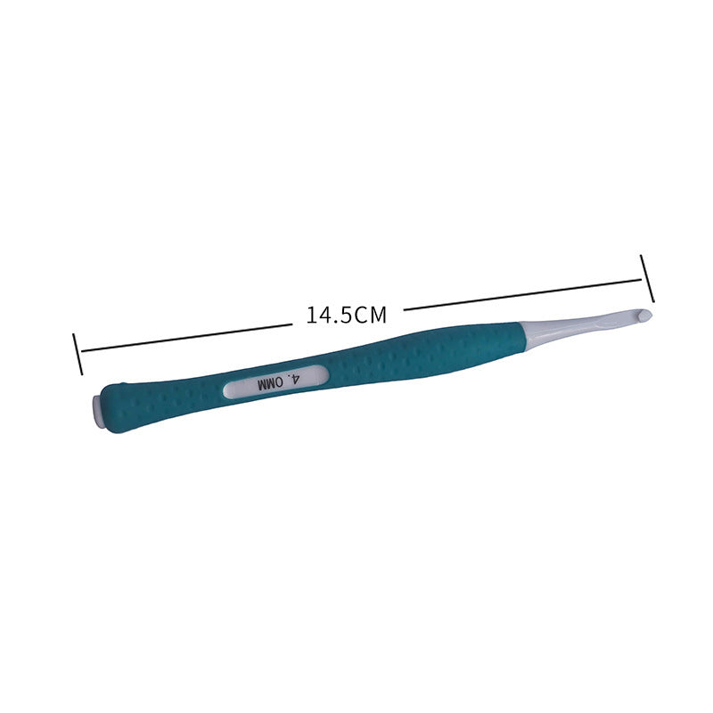 Soft Handle Plastic Crochet Hook Set