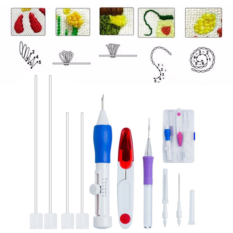Embroidery Tools Poke Embroidery Set Embroidery Thread Set