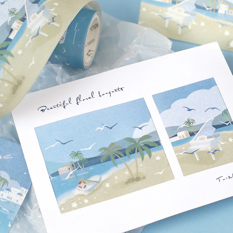 Fantastic Dream Series Masking Washi Tape Flower Forest