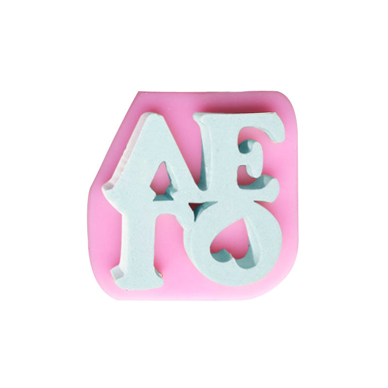 LOVE Letter Shape Liquid Silicone Mold
