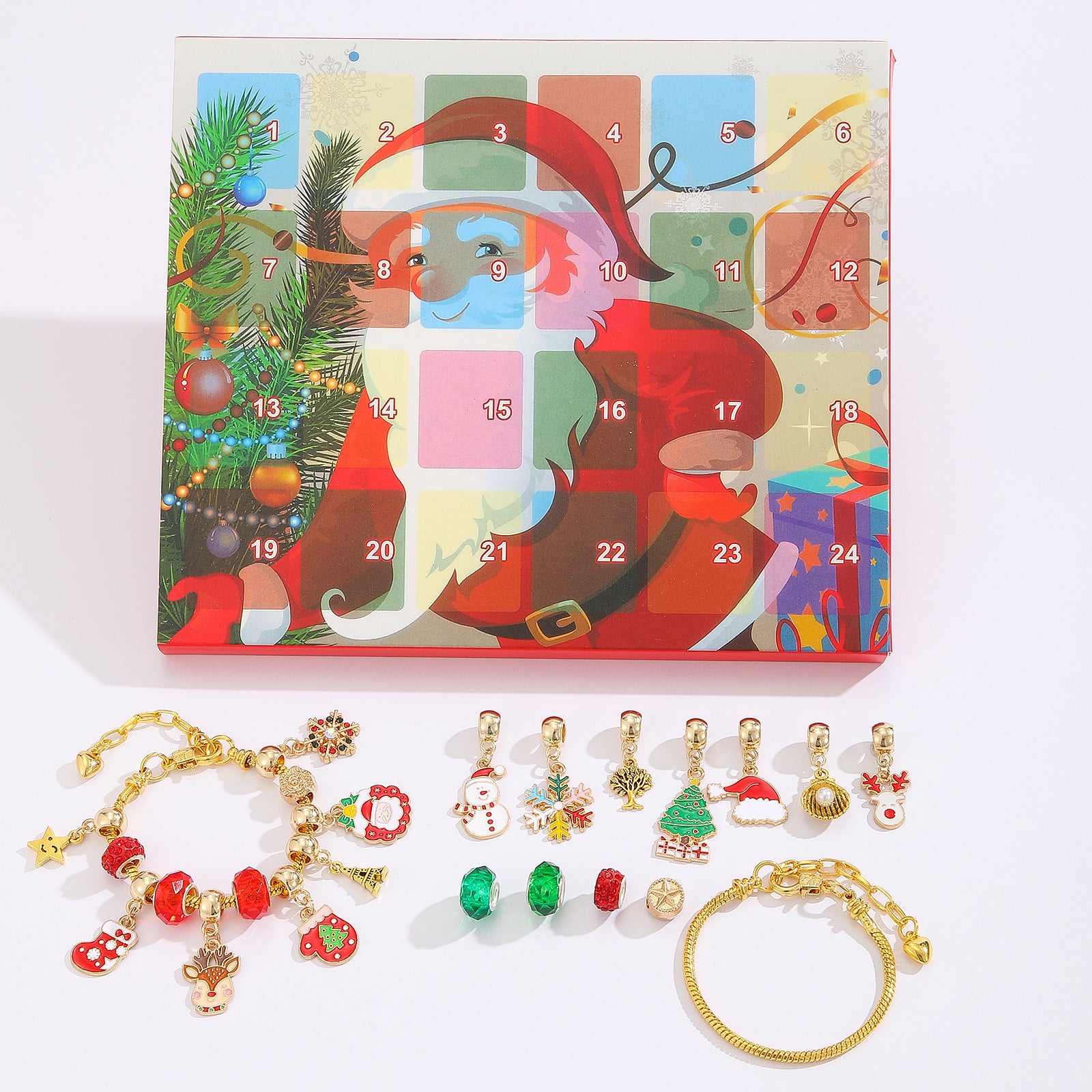 Christmas Bead String Jewelry Gift Box