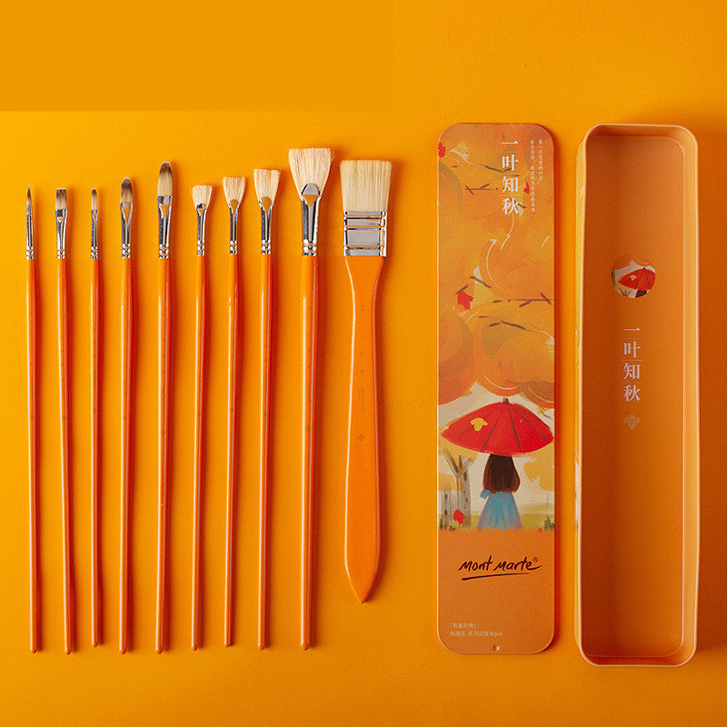 Wolf Hair Bristles Oil Paint Brush