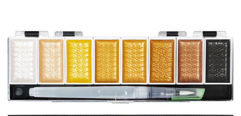 Watercolor Paint Tin Box Nail Art Pearlescent Color