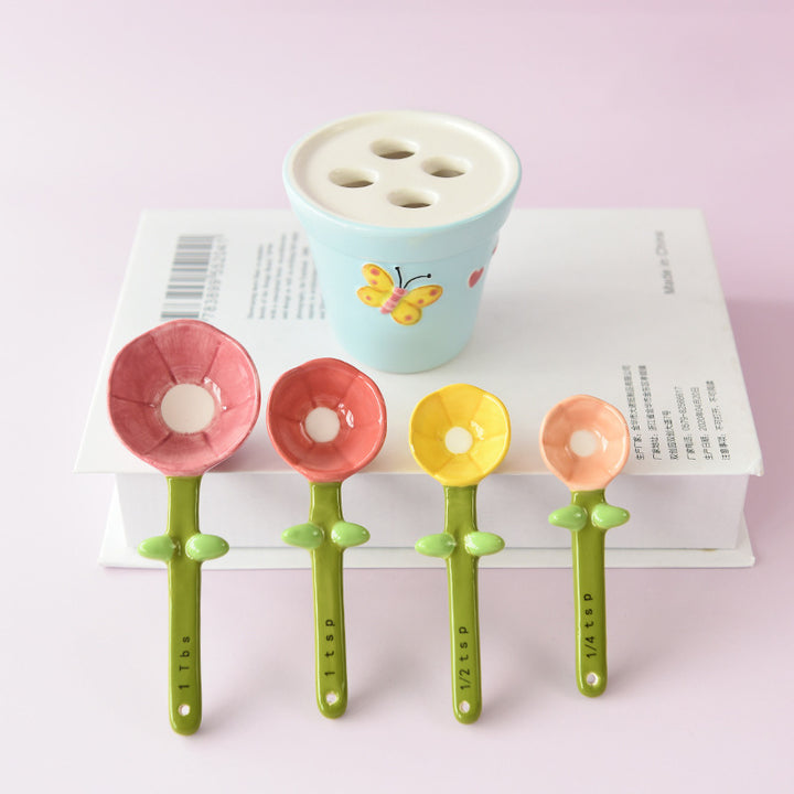 Cute Butterfly Flower Spoon Baking Scale