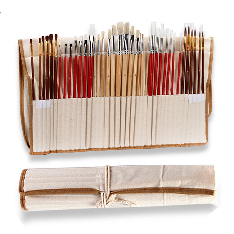 Multi-function Log Rod Oil Paint Brush