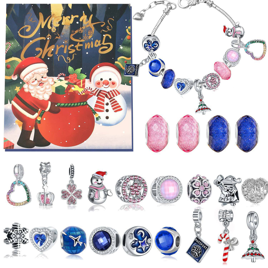 Christmas Bead String Jewelry Gift Box