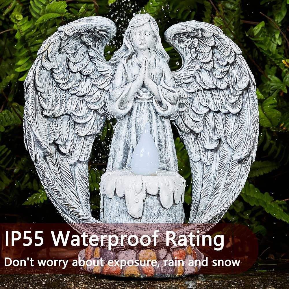 Resin Praying Wings Outdoor Sculptures