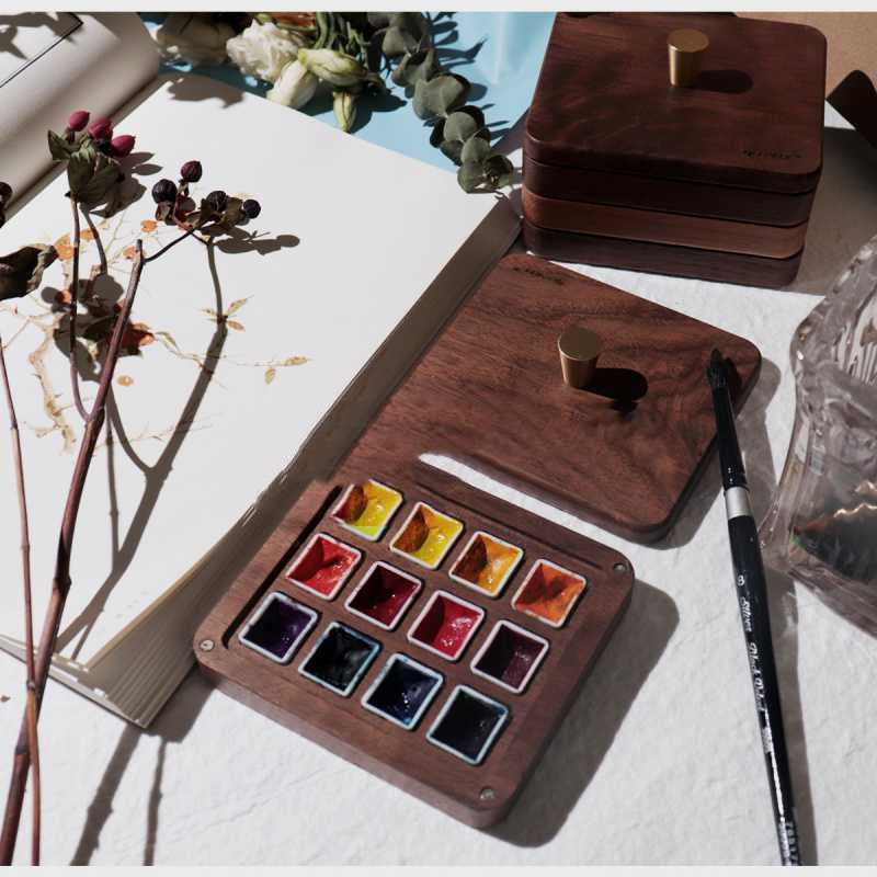Wind Watercolor Travel Portable Mini Paint Box