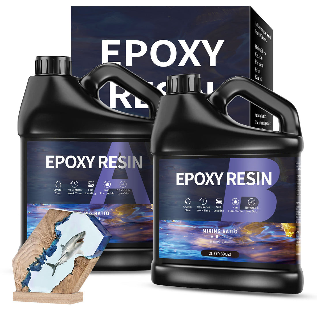 Transparent Epoxy Resin AB Crystal Glue