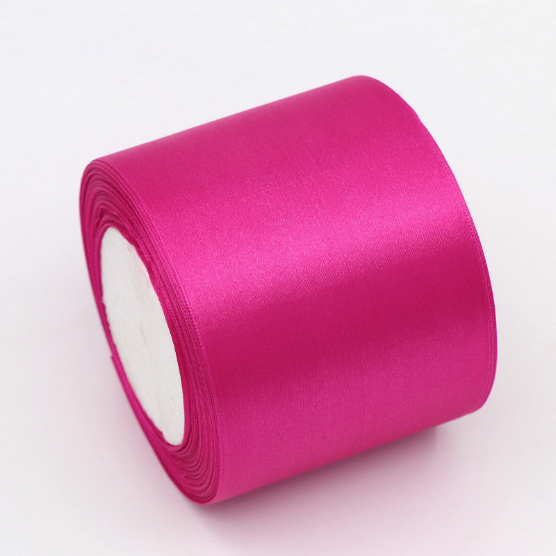 8CM Wide Ribbon Silk Colored Ribbons
