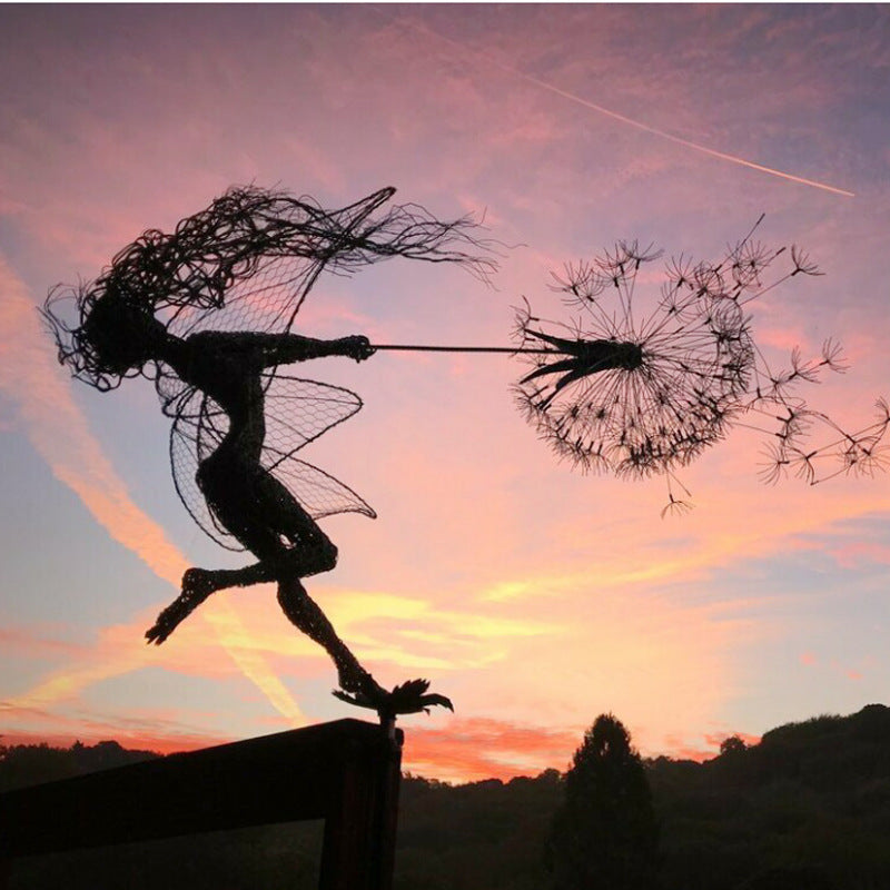 Flower Fairy Garden Miniature Sculptures