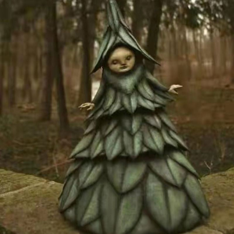 Halloween Creepy Witch Sculptures Garden