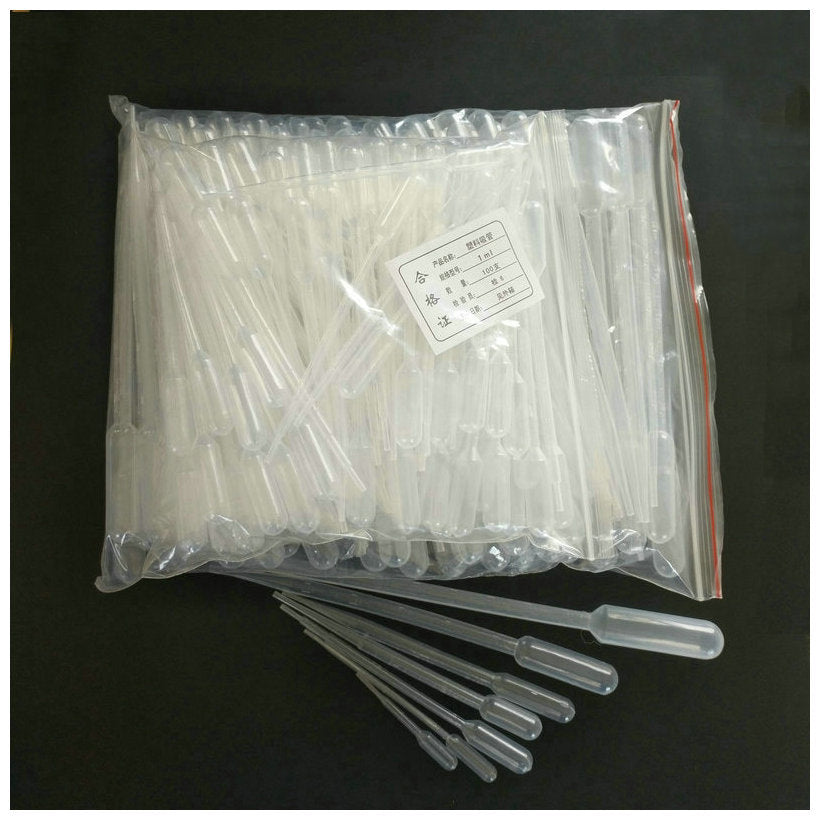 Plastic Dropper Pasteur Pipette Urine Pipette 100 Pcs 1 Pack