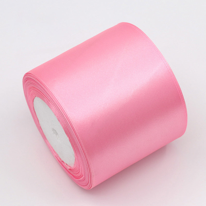 8CM Wide Ribbon Silk Colored Ribbons