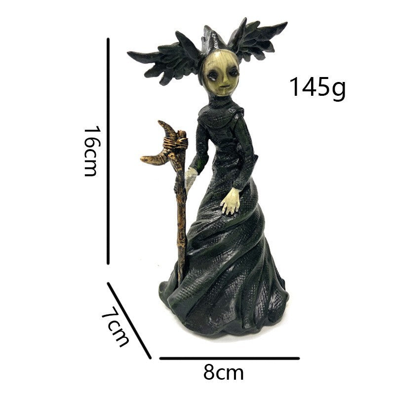 Halloween Creepy Witch Sculptures Garden