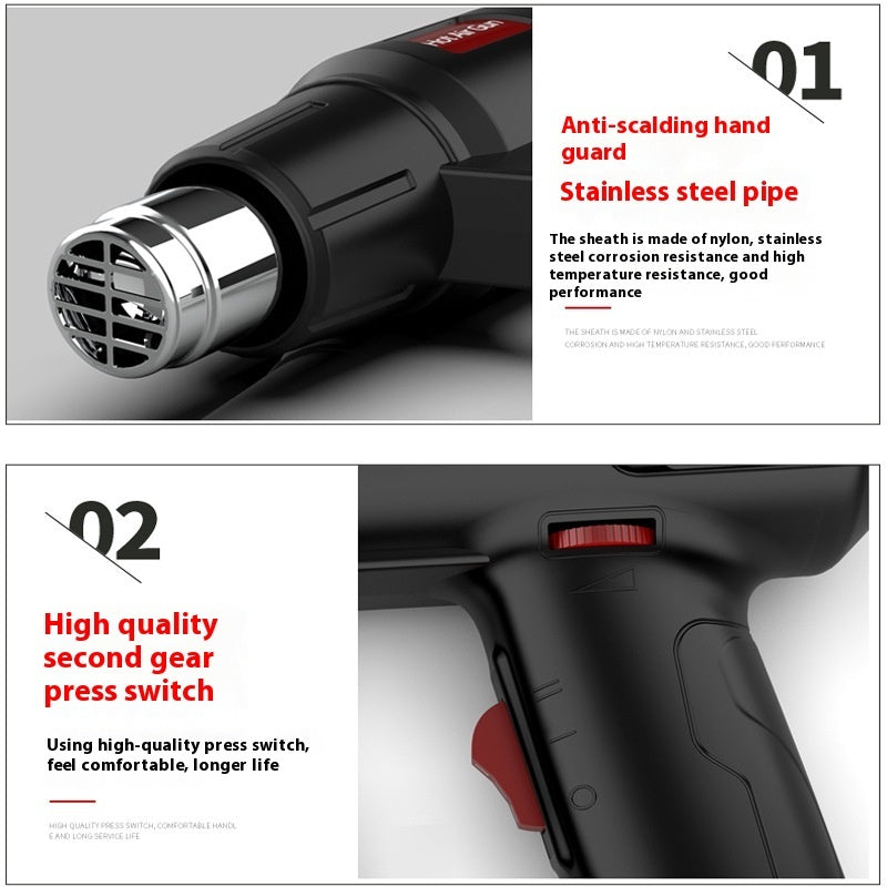 Stepless Temperature Adjustment Heat Gun